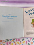 Vintage 1981 First Little Golden Book: Let's Play Peek-a-Book Miniature Hardcover