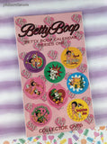 Vintage 1994 Betty Boop Calendar Series One + Two Collector Caps Pogs Set/8x2 Milk Caps NEW