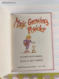Vintage 1980 Magic Growing Powder by Janet Quin-Harkin Parents Magazine Press Hardcover