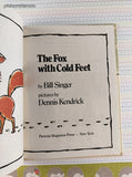 Vintage 1980 The Fox with Cold Feet by Bill Singer Parents Magazine Press Hardcover
