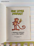 Vintage 1982 One Little Monkey by Stephanie Calmenson Parents Magazine Press Hardcover