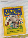 Vintage 1984 Elephant Goes to School by Jerry Smath Parents Magazine Press Hardcover