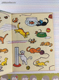 Vintage 1984 Cats! Cats! Cats! by B. Wiseman Parents Magazine Press Hardcover