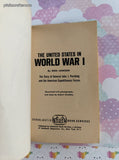 Vintage 1965 3rd Printing The United States in World War I by Don Lawson Scholastic Book Services Softcover