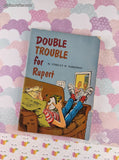 Vintage 1966 7th Printing Double Trouble for Rupert TX157 Scholastic Book Services Softcover