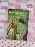 Vintage 1965 2nd Printing Helen Keller's Teacaher by Mickie Davidson TX784 Scholastic Book Services Softcover