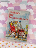 Vintage 1965 6th Printing Father's Big Improvements by Caroline D. Emerson TX264 Scholastic Book Services Softcover