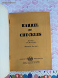 Vintage 1962 3rd Printing Barrel of Chuckles TW283 Scholastic Book Services Softcover