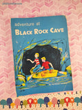 Vintage 1964 8th Printing Adventure at Black Rock Cave by Patricia Lauber TW286 Scholastic Book Services Softcover