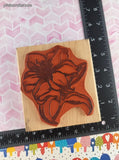 Vintage Rubber Stampede A1660G Lily Floral Flower Wooden Block/Rubber StampVintage Rubber Stampede A1660G Lily Floral Flower Wooden Block/Rubber Stamp