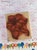 Vintage Rubber Stampede A1660G Lily Floral Flower Wooden Block/Rubber StampVintage Rubber Stampede A1660G Lily Floral Flower Wooden Block/Rubber Stamp