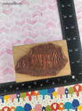 Vintage Christmas Gifts Pine Branches Wooden Block/Rubber Stamp