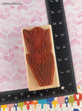 Vintage 2000 Stampin' Up! Floral Iris Flowers Wooden Block/Rubber Stamp