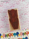 Vintage 2000 Stampin' Up! Floral Iris Flowers Wooden Block/Rubber Stamp