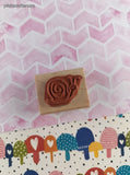 Vintage Cute Lil' Snail Wooden Block/Rubber Stamp, CLEAN