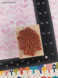 Vintage Inkadinkadoo Christmas Festive Mistletoe Holly Wooden Block/Rubber Stamp