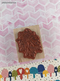 Vintage Inkadinkadoo Christmas Festive Mistletoe Holly Wooden Block/Rubber Stamp