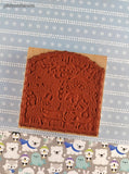 Vintage 1997 Penny Black 856K Good Friends Wintry Snowmen Wooden Block/Rubber Stamp