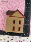 Vintage 1983 The Cat's Meow Victorian House Wooden Block