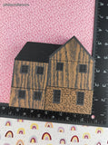Vintage 1988 The Cat's Meow Tradesman Series Jenney Grist Mill Wooden Block