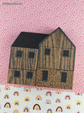 Vintage 1988 The Cat's Meow Tradesman Series Jenney Grist Mill Wooden Block
