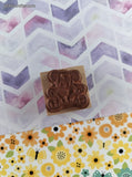 Vintage 1988 PSX B-997 Cute Lil' Teddy Bear Wooden Block/Rubber Stamp