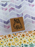 Vintage Treasure Cat and Friends Kitty Cat w/Bird Wooden Block/Rubber Stamp