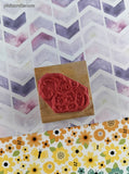 Vintage D.O.T.S. Cute Lil' Squirrel w/Pumpkin Wooden Block/Rubber Stamp, CLEAN