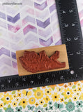 Vintage 1994 Stamp Francisco CH 501-I Cute Lil' Lazing Toddler Wooden Block/Rubber Stamp