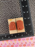 Vintage Cute Lil' Woodland Animals Wooden Block/Rubber Stamps Set/2, CLEAN