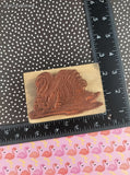 Vintage 1995 PSX G-1476 Swan Wooden Block/Rubber Stamp