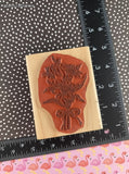 Vintage 1998 Stampin' Up! Easter Blessings Floral Wooden Block/Rubber Stamp