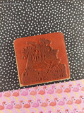 Vintage 2001 Stampin' Up! Autumn Harvest Scene Wooden Block/Rubber Stamp
