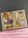 Vintage 1996 Penny Black Gift of Flowers/Opening Night 586K + 578K Wooden Block/Rubber Stamps Set/2