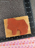 Vintage Mostly Animals Carousel Bear 441-S8 Wooden Block/Rubber Stamp, CLEAN