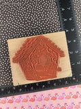 Vintage 1992 PSX K-043 Bird House Wooden Block/Rubber Stamp
