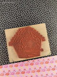 Vintage 1992 PSX K-043 Bird House Wooden Block/Rubber Stamp