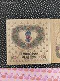 Vintage Stamps Happen #70027 + #70028 Biblical Verses Wooden Block/Rubber Stamps Set/2