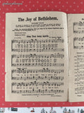 Vintage 1972 The Joy of Bethlehem Special Program for Christmas Softcover Booklet