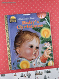 Vintage 1998 Little Golden Book: Baby's Christmas, Hardcover