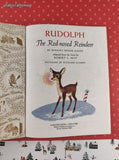 Vintage 1976 Little Golden Book: Rudolph the Red-Nosed Reindeer, Hardcover