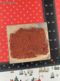 Vintage 1997 PSX Personal Stamp Exchange Christmas Magic Wooden Block/Rubber Stamp