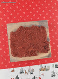 Vintage 1997 PSX Personal Stamp Exchange Christmas Magic Wooden Block/Rubber Stamp