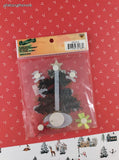 Vintage 2003 Treasured Memories Christmas Tree SHINY 3-Dimensional Sticker Pack, New/Sealed