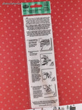 Vintage Royal Langnickel Christmas Holiday Rub-on Transfer Snow Glitzy GLITTER NEW