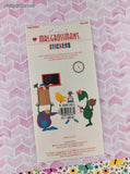 Vintage 1998 Mrs. Grossman's Stickers, Lavender Textured Tags, 3 Sheets New & Sealed