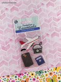Sandylion Essentials Airplane Travel SHINY 3-Dimensional Sticker Pack, New/Sealed