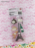 Sandylion Essentials Paris France SHINY 3-Dimensional Sticker Pack, New/Sealed
