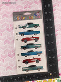 Vintage Stickopotamus Stickers, Shimmer Cars Automobiles, 1 Sheet New & Sealed