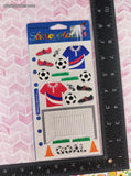 Vintage Stickopotamus Stickers, Sports Soccer, 1 Sheet New & Sealed